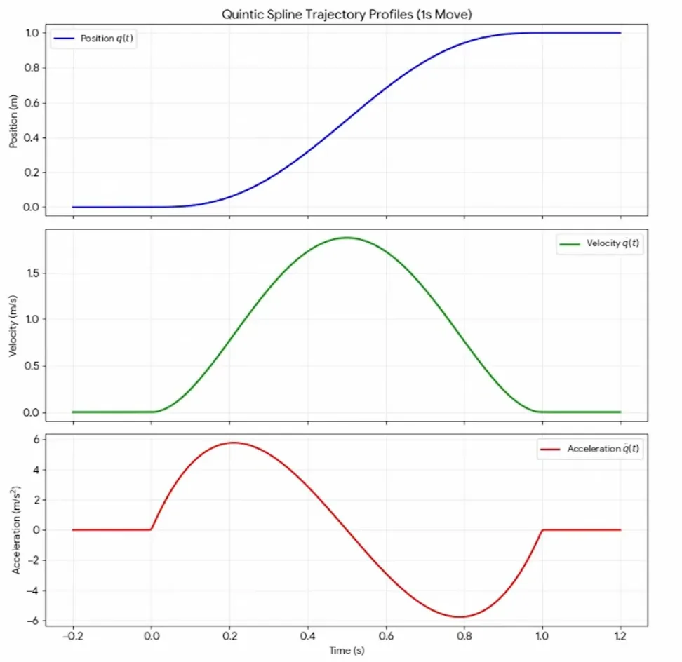 Quintic splines