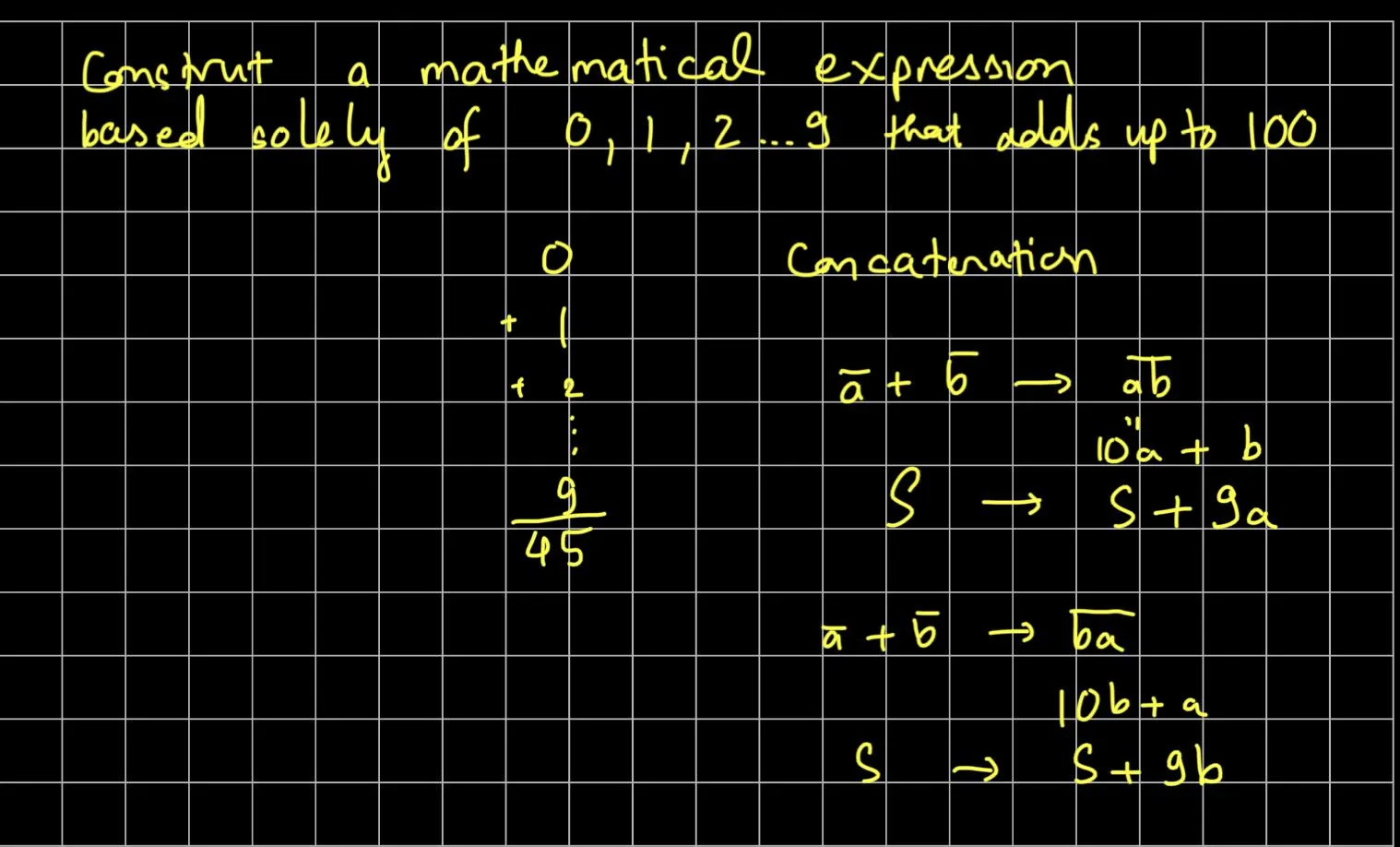 Mathematical quiz